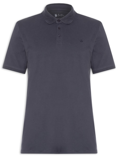 Polo Masculina Piquet Pima - Azul Polo Masculina Piquet Pima - Azul