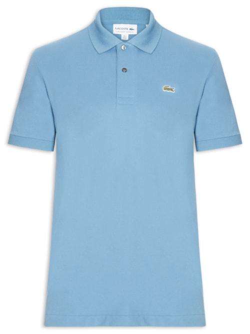 Polo Masculina Classic Fit L.12.12 Light Piquet - Azul