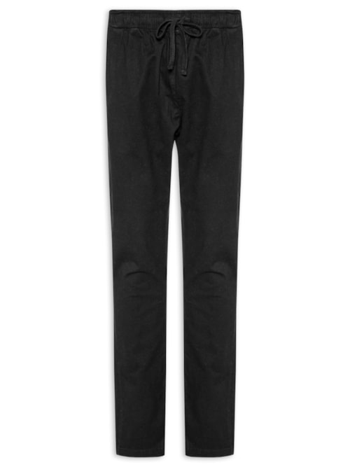 Calça Masculina Slim Casual Pier - Preto