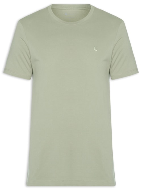 Camiseta Masculina Manga Curta Piquet Logo - Verde Camiseta Masculina Manga Curta Piquet Logo - Verde