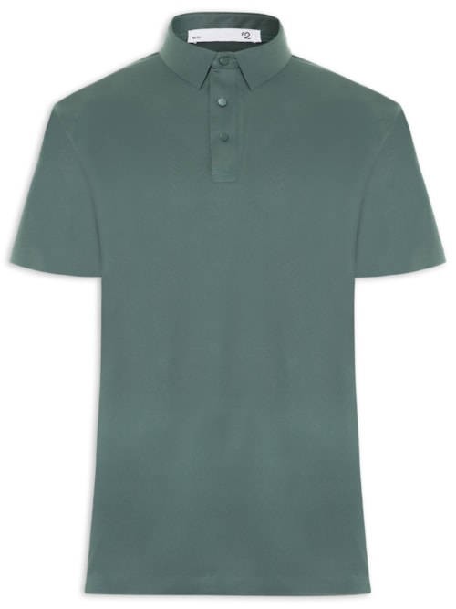 Polo Masculina Tech Corte A Laser - Verde Polo Masculina Tech Corte A Laser - Verde