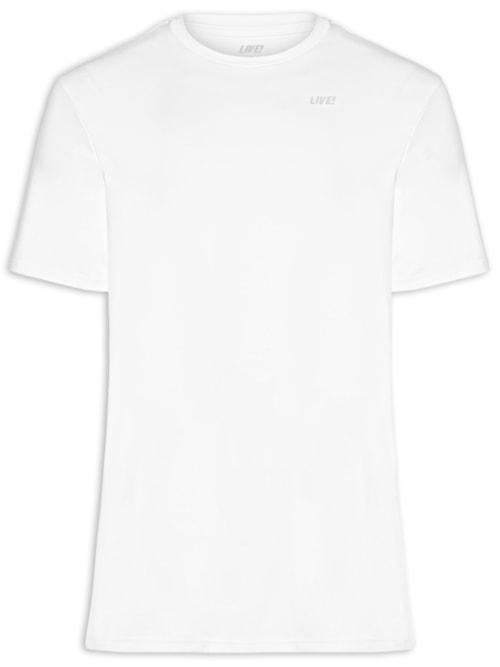 Camiseta Masculina Train Comfy Men - Branco Camiseta Masculina Train Comfy Men - Branco