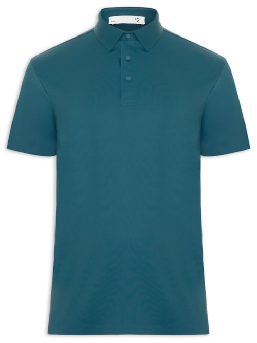 Polo Masculina Tech Corte A Laser - Azul Polo Masculina Tech Corte A Laser - Azul