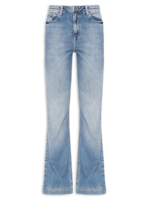 Calça Feminina Jeans Boot Vintage Médio - Azul