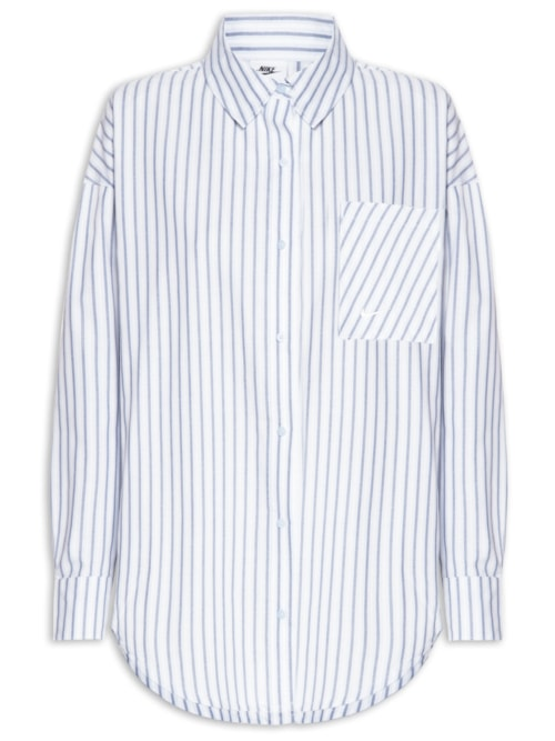 Camisa Feminina W Nsw Ofln - Azul