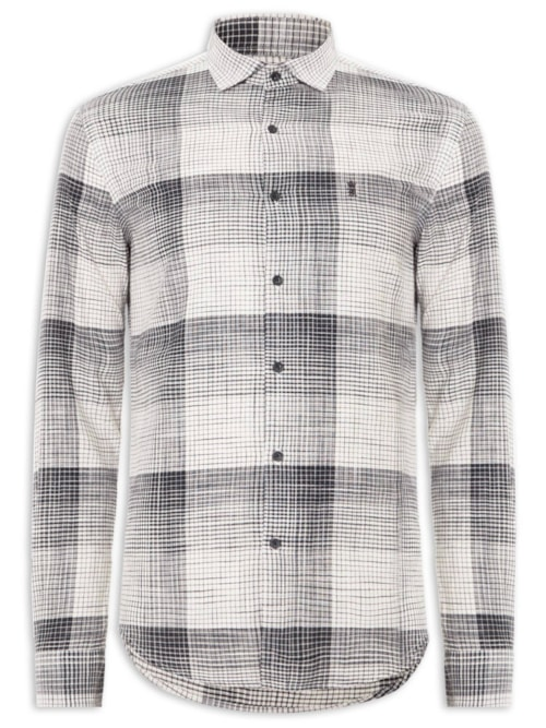 Camisa Masculina Big Xadrez Preto