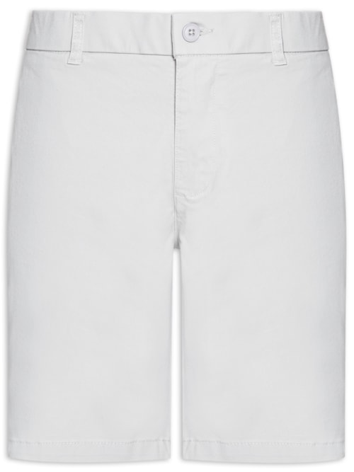 Bermuda Masculina Chino Color - Cinza