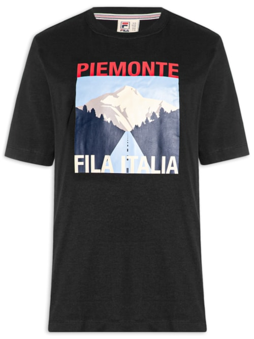 Camiseta Masculina Over Piemonte - Preto