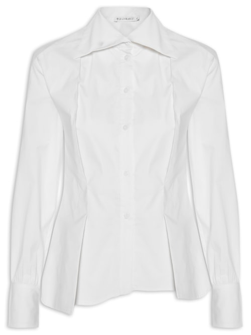Camisa Feminina Gina - Branco Camisa Feminina Gina - Branco