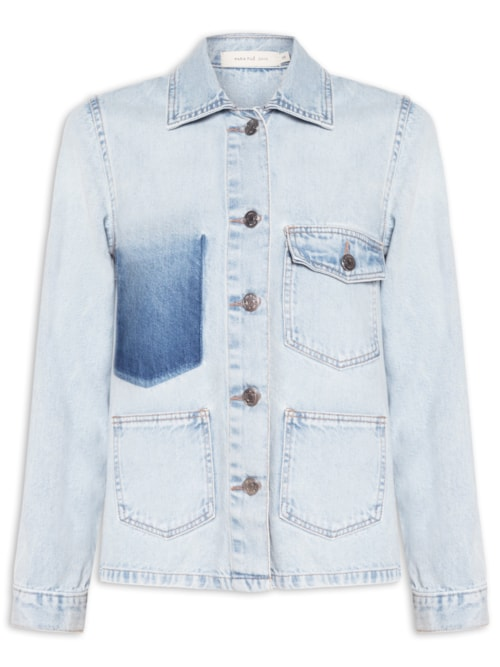 Jaqueta Feminina Jeans Bolso Reserva - Azul