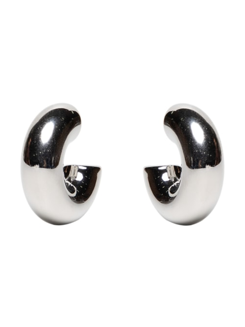 Argola Feminina - Prateado Argola Feminina - Prateado