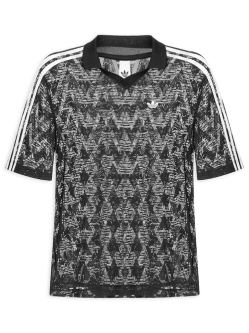 Polo Feminina Lace JSY - Preto