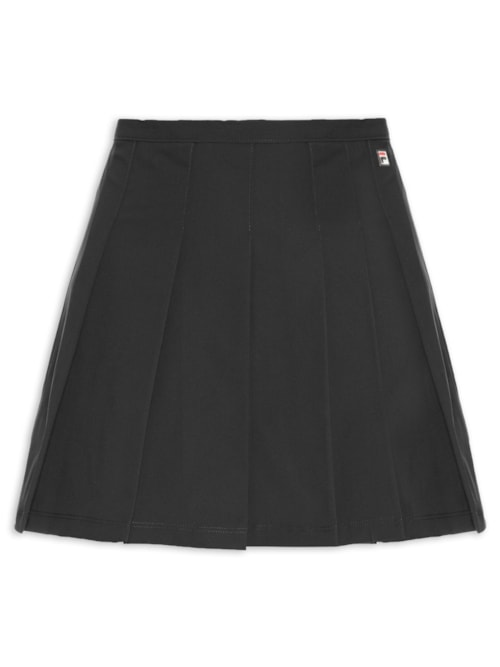 Saia Feminina Pleated Ag - Preto Saia Feminina Pleated Ag - Preto