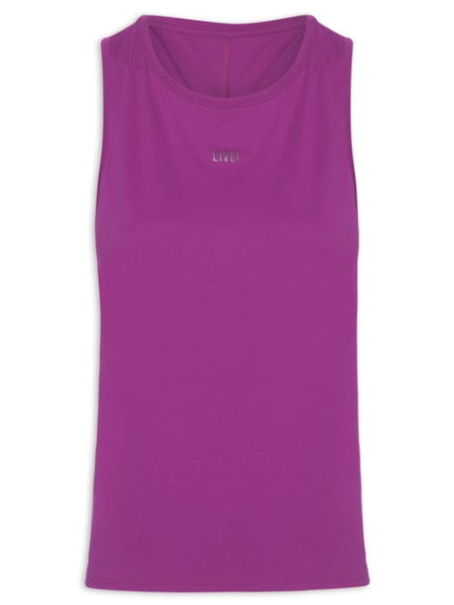 Regata Feminina Twist Up Loose Roxo