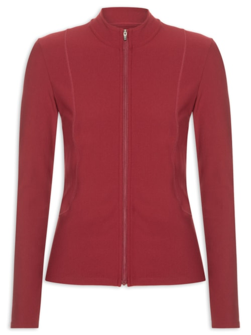 Jaqueta Feminino Neopren Line Vermelho