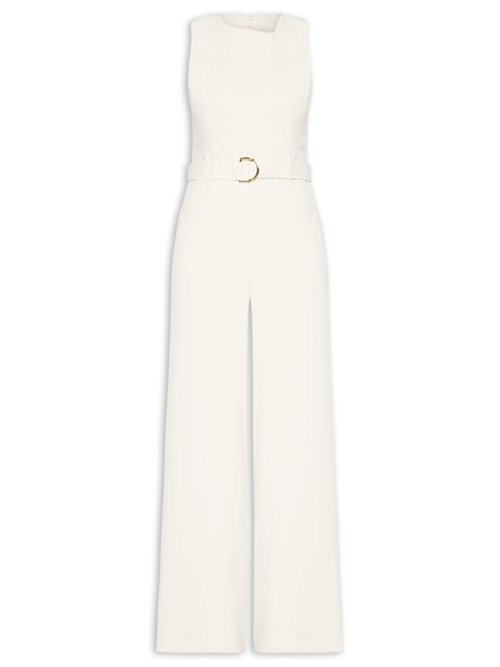 Macacão Feminino Heloisa - Branco Macacão Feminino Heloisa - Branco