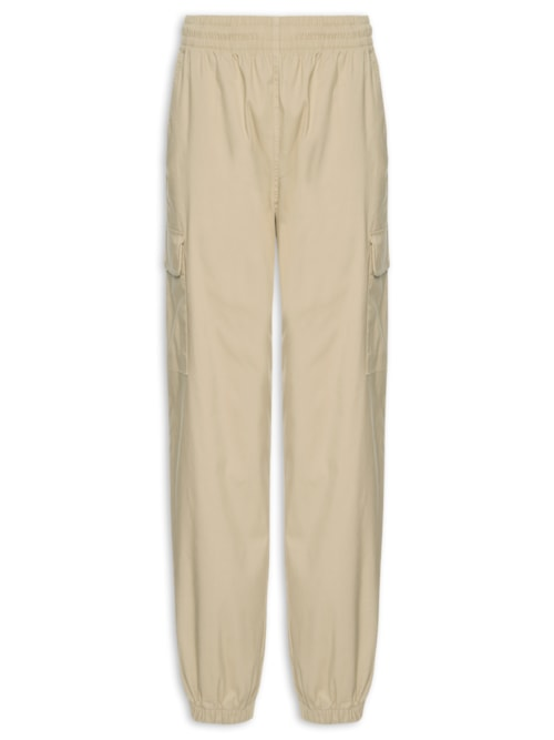 Calça Masculina Icon Twill Cargo - Marrom