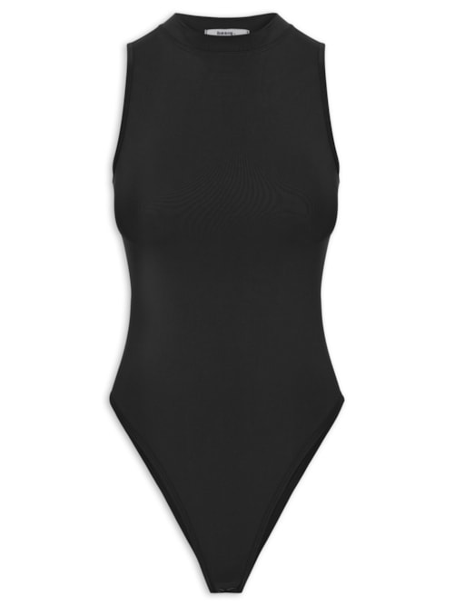 Body Feminino Comfy Em Malha - Preto