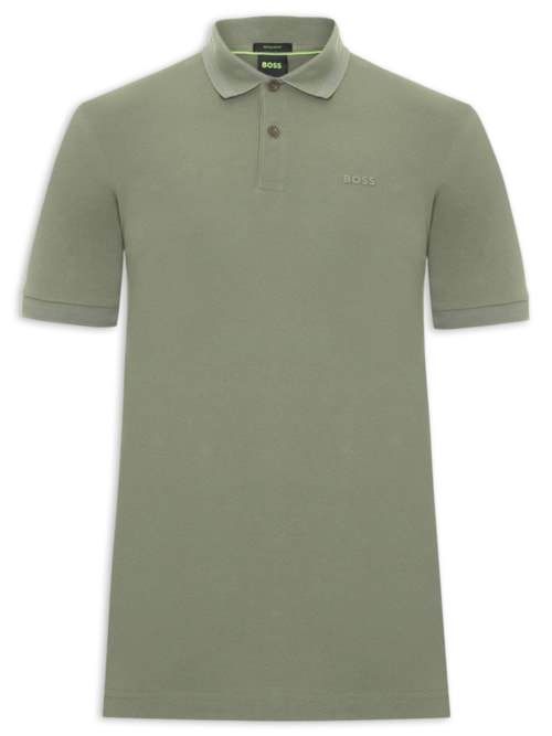 Polo Masculina Manga Curta Pio 1 Regular fit Verde Polo Masculina Manga Curta Pio 1 Regular fit Verde