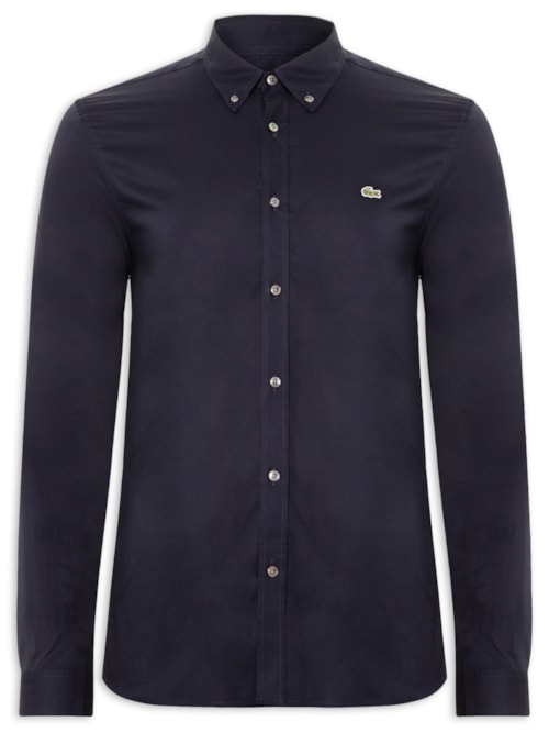 Camisa Masculina Casual Regular Fit Pinpoint - Azul