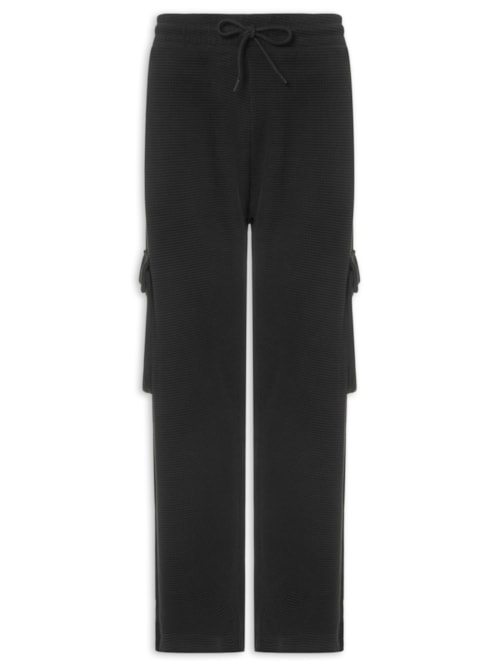 Calça Masculina Cargo Daflony - Preto