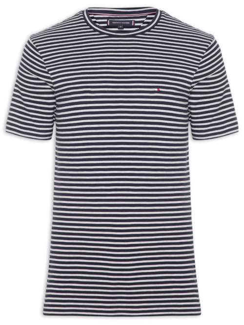 Camiseta Masculina Regular Fit Essential Listrada - Azul