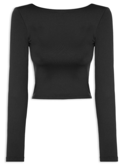 Blusa Feminina Manga Longa Classic Sports - Preto Blusa Feminina Manga Longa Classic Sports - Preto