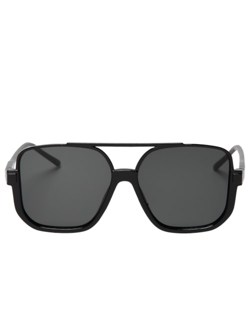Óculos Feminino De Sol Quadrado - Preto