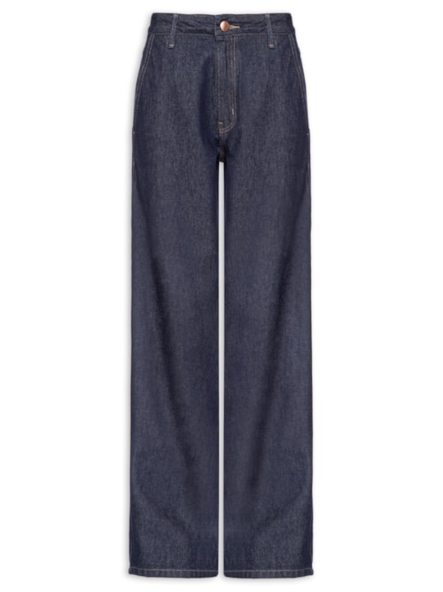 Calça Feminina Cintura Média Original Jeans - Azul Calça Feminina Cintura Média Original Jeans - Azul