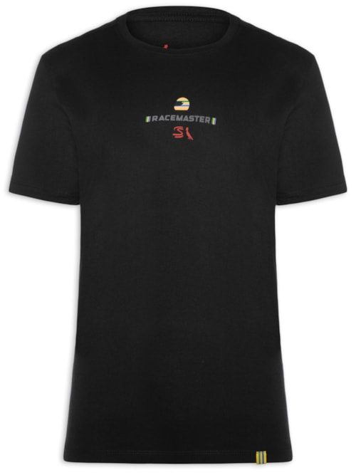 Camiseta Masculina Est Race Master Senna - Preto