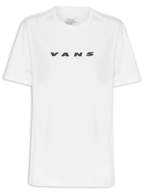 Camiseta Feminina Retro Vans OS SS - Branco