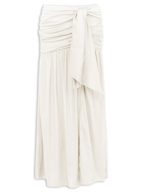 Saia Feminina Longa Zoe - Branco Saia Feminina Longa Zoe - Branco
