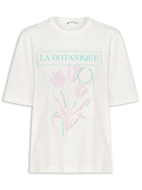 Blusa Feminina Botanic - Branco Blusa Feminina Botanic - Branco