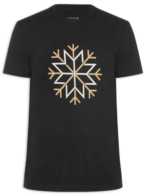 Camiseta Masculina Vintage Snow Icon 03 - Preto Camiseta Masculina Vintage Snow Icon 03 - Preto