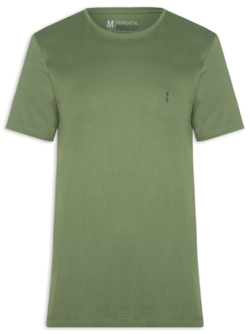Camiseta Masculina Estampada Collecting Victories Verde
