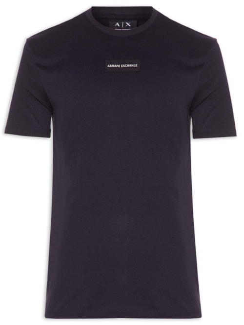 Camiseta Masculina Manga Curta AX - Azul