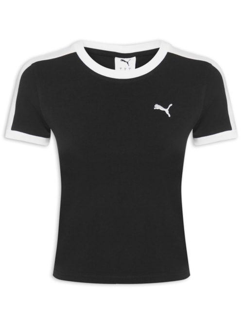 Camiseta T7 Slim Tee Feminina - Preto