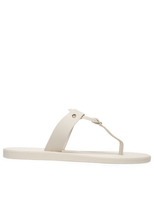 Sandália Feminina Elo Rebites - Branco Sandália Feminina Elo Rebites - Branco