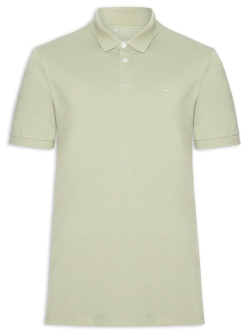 Polo Masculina Piquet Básica Rio - Verde
