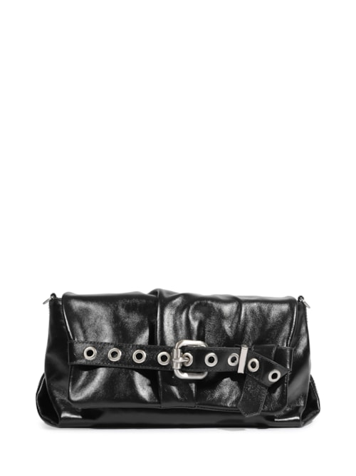 Bolsa Feminina Média Napa Luminato - Preto