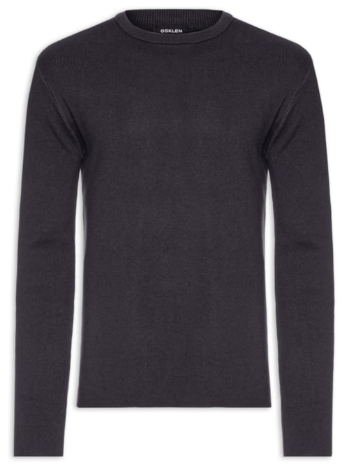 Suéter Masculino Classic Cashmere Cinza Suéter Masculino Classic Cashmere Cinza