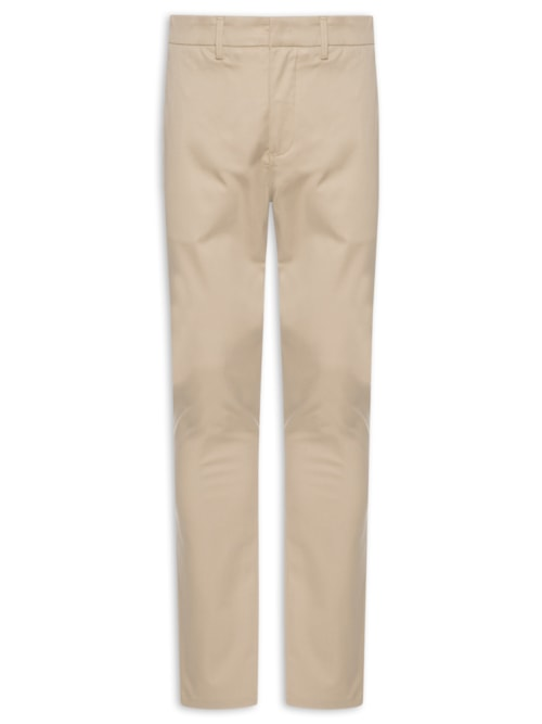Calça Masculina Moovexx Manhattan Em Algodão Egípcio - Bege Calça Masculina Moovexx Manhattan Em Algodão Egípcio - Bege