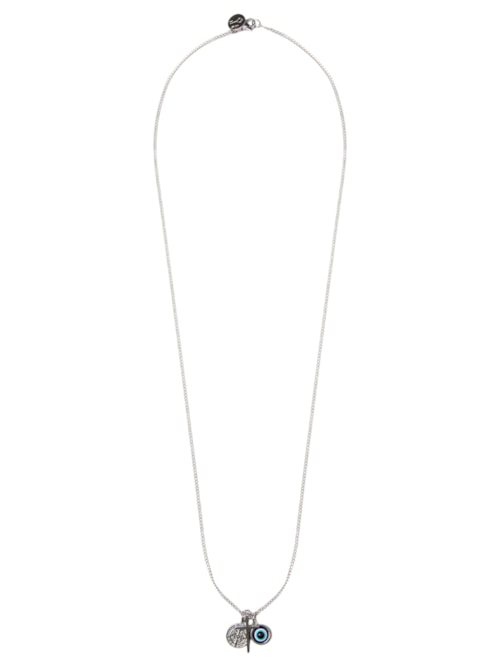 Colar Masculino Hill De Corrente Aço - Prateado Colar Masculino Hill De Corrente Aço - Prateado