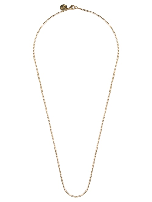 Colar Masculino Hewett De Aço 2mm - Dourado Colar Masculino Hewett De Aço 2mm - Dourado