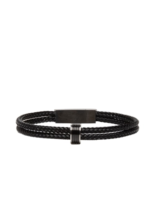 Pulseira Masculina Vértice - Preto Pulseira Masculina Vértice - Preto