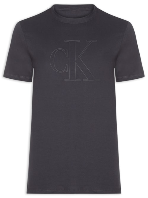 Camiseta Masculina Underwear Manga Curta - Cinza Camiseta Masculina Underwear Manga Curta - Cinza