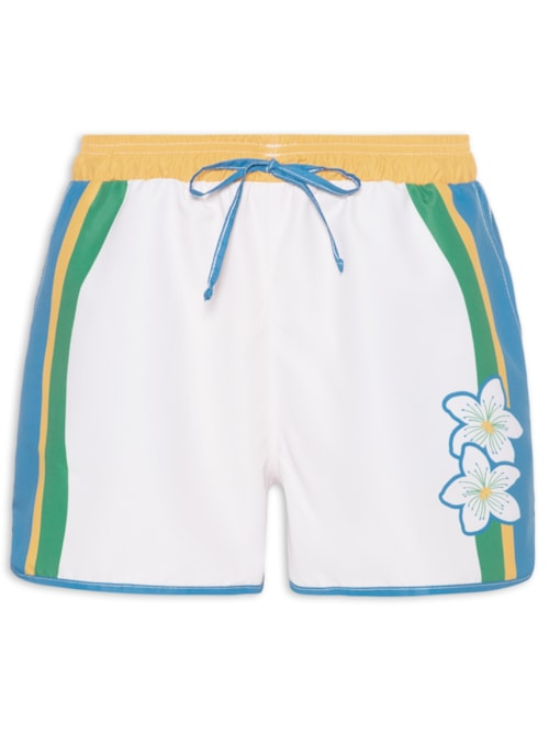 Short Feminino Copa Brasil - Off White
