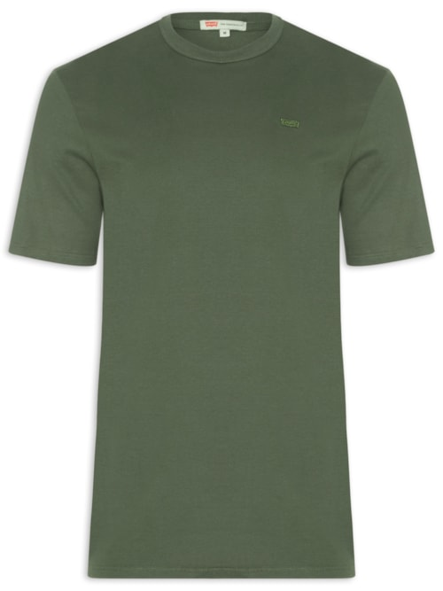 Camiseta Masculina Manga Curta Pima Icon Tee - Verde