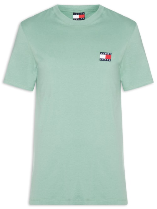 Camiseta Masculina Regular Fit Badge Bordado - Verde Camiseta Masculina Regular Fit Badge Bordado - Verde