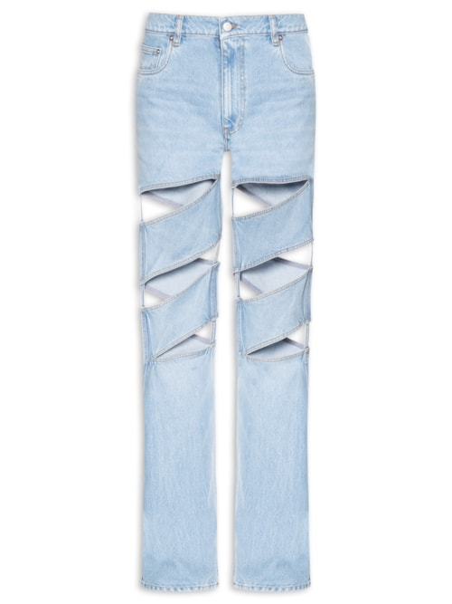 Calça Feminina Spiral Denim - Azul